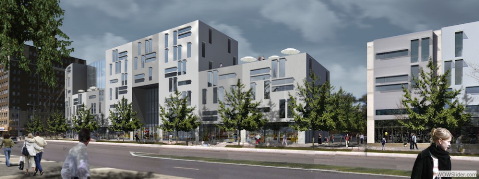 Designed by award-winning architect Stanley Saitowitz, the first phase of this development featured 114 apartment units, and more than 5,500m<sup>2</sup> of retail and restaurant space.